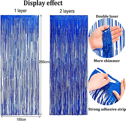 Foil Fringe Curtains (2 Count)