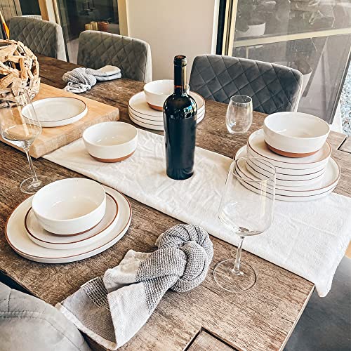 Mora 10.5 inch Porcelain Dinner Plate Set of 6 (6 Count)