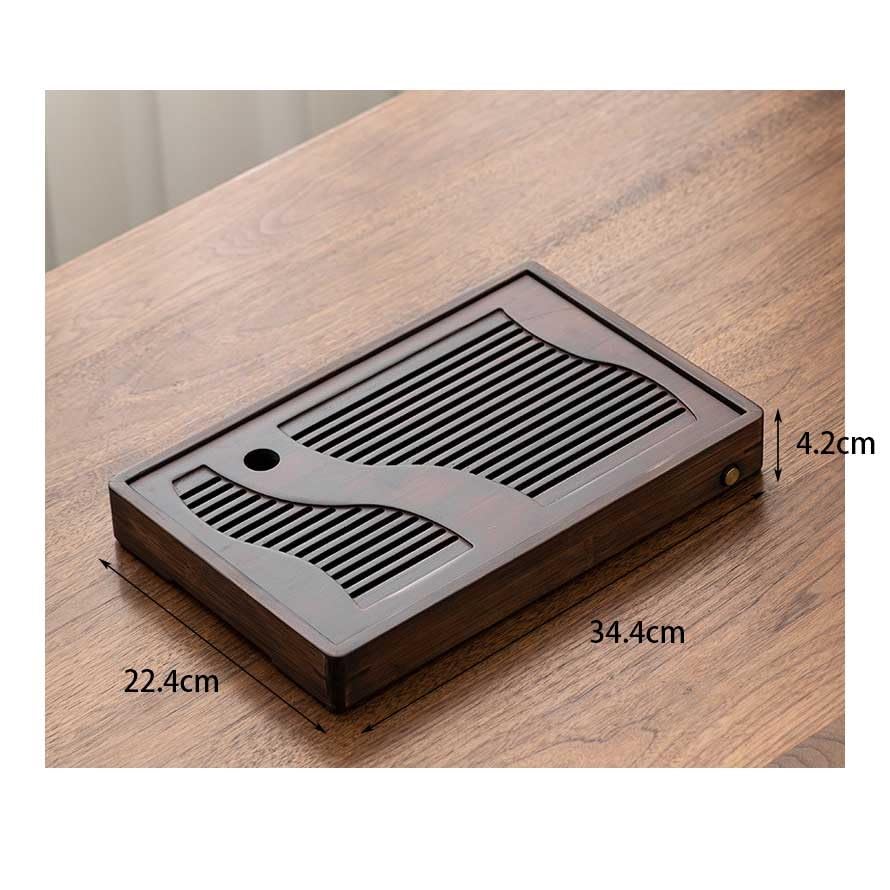 Tea Set Tea Tray Drainage Tray Kung Fu Tea Set Small Tea Table Home Office Water Storage Tea Sea Dry Tea Sea Chinese Tea Set
