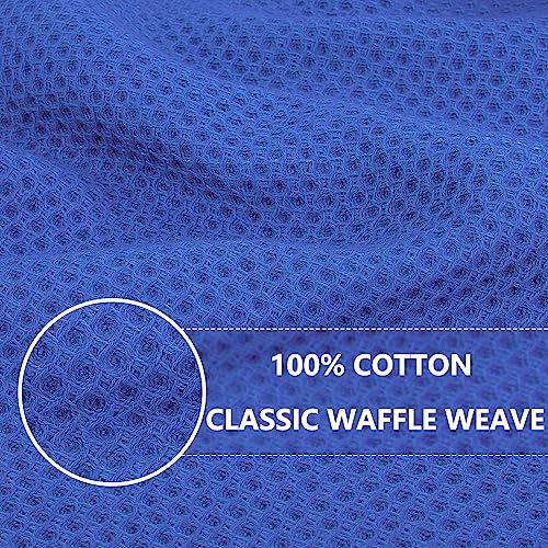 100% Cotton Waffle Weave Kitchen Dish Towels 4 (4 Count)