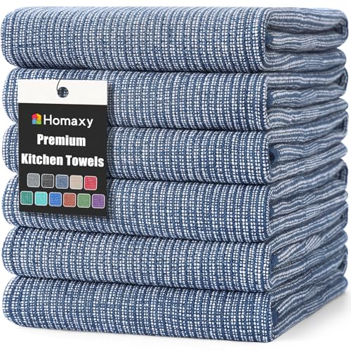 380 GSM Cotton Premium Kitchen Towels 6 Pack (6 Count)