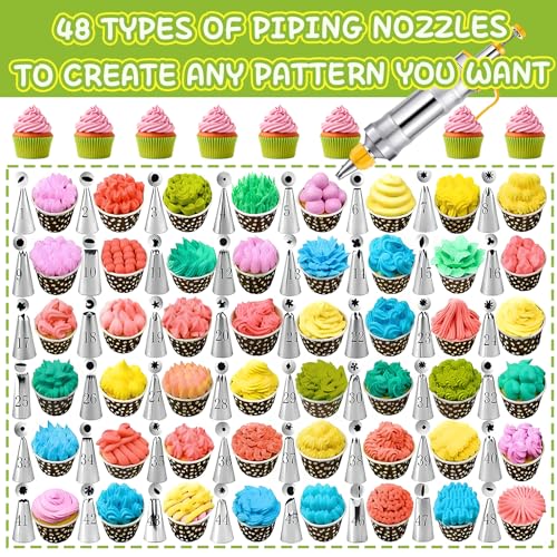 Dessert Decorating Syringe Set (66 Count)