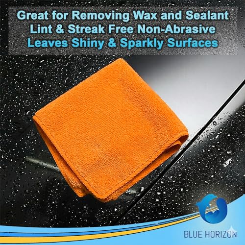 Orange Large Microfiber Cleaning Towels (36 Count)