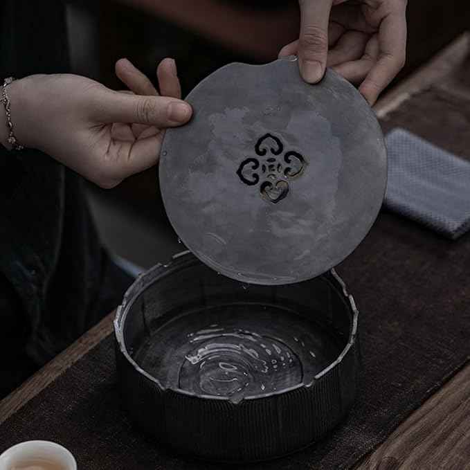 Tea Set Chinese Style Large Pot Holder Household Water Storage Dry Tea Tray Table Tea Tray Water Storage Tea Sea Dry Tea Table Chinese Tea Set