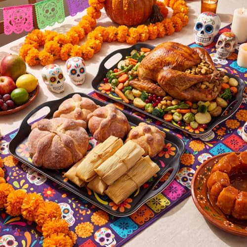 2 Pack Dia de Los Muertos Serving Trays (2 Count)