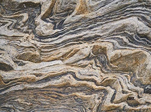 Brown Gray Granite Stone Marbled Pattern Textured Marble Art Kitchen Glass Cutting Board Modern Decorative Gift Abstract Wavy Contrast Design