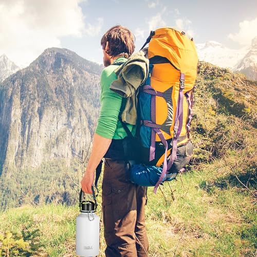 Half Gallon Insulated Water Bottles 64 oz