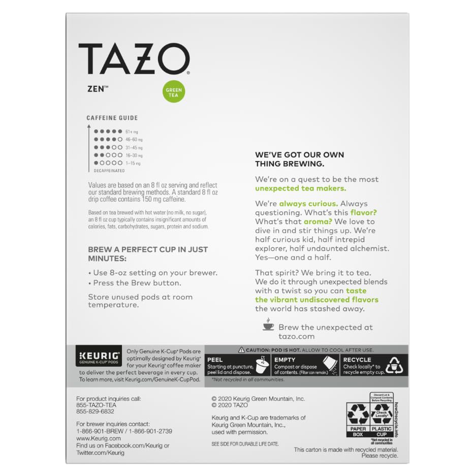 Tea Bag KCUP Zen (88 Count)