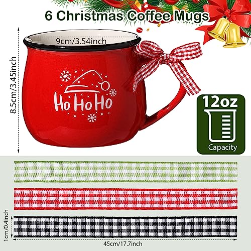 6 Set Christmas Coffee Mugs (6 Count)