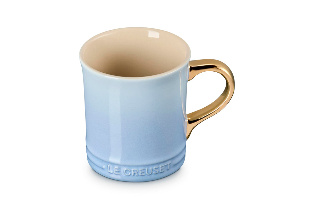 Glazed stoneware coffee mug front view