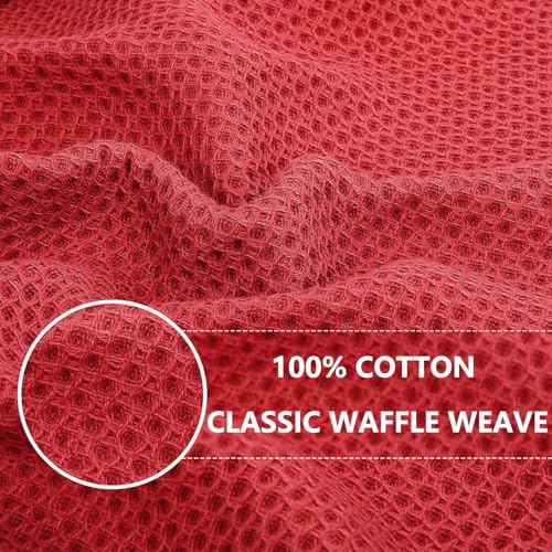 100% Cotton Waffle Weave Kitchen Dish Cloths 18 (18 Count)