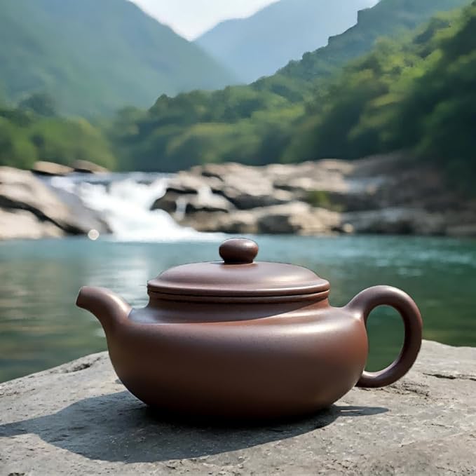 Purple Clay Teapot, Yixing Zisha Teapot, 220ml Traditional Chinese Tea Pot, Handmade Clay Tea Kettle