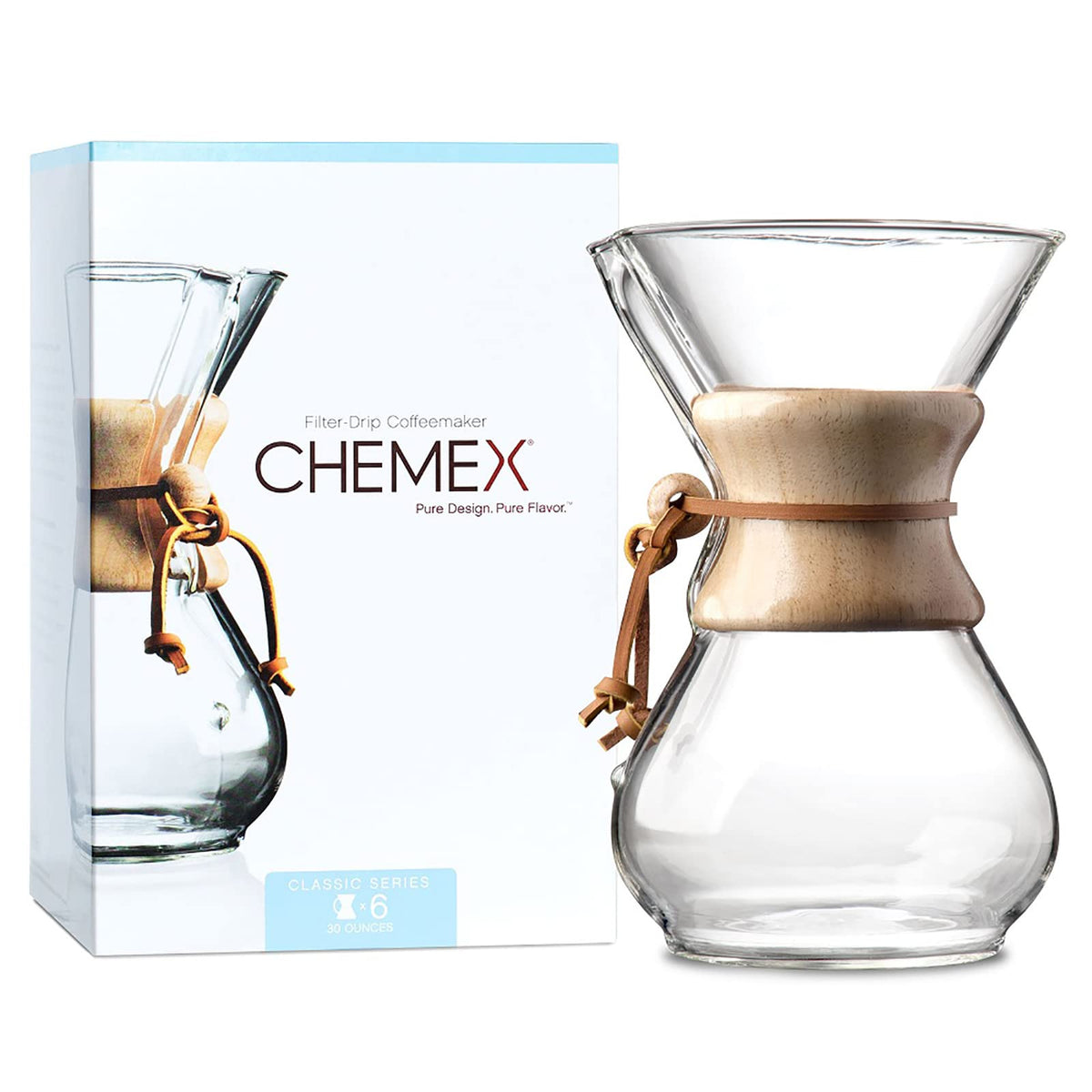 Glass pour-over coffee maker product photo