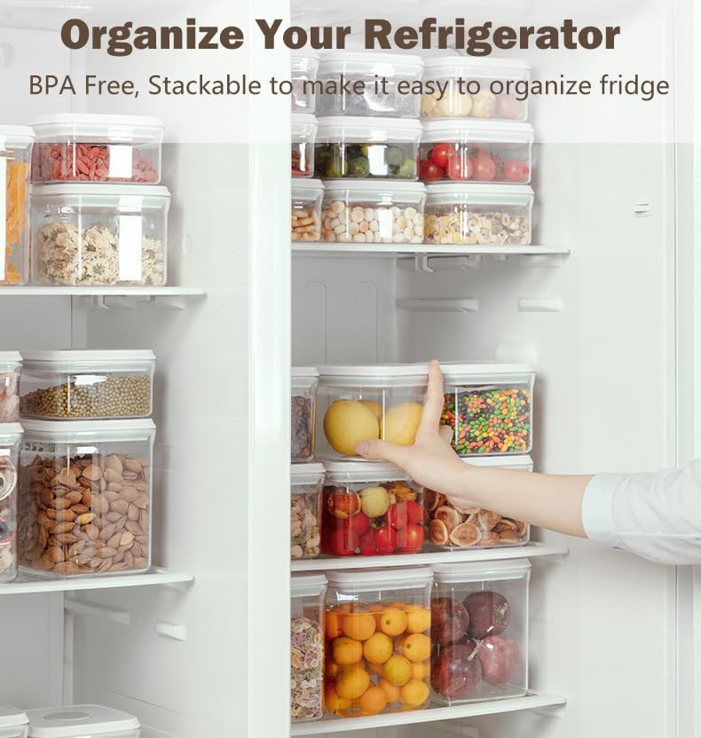Pop Food Storage Containers Set Airtight Food Storage Containers with Pop Lids