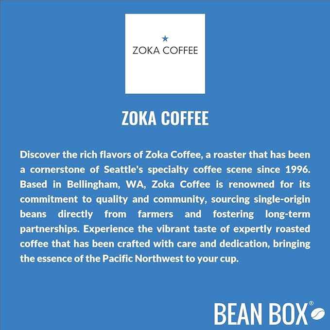 Decaf Espresso Paladino - Roasted by Zoka Coffee - Whole Bean Coffee - 12 Ounce Bag