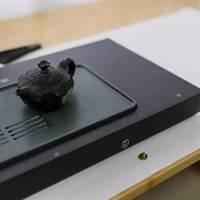 Tea Set Inkstone Tea Tray Office Living Room Modern Gift Purple Dragon Jade Stone Head Large Tea Table For Home Use Chinese Tea Set