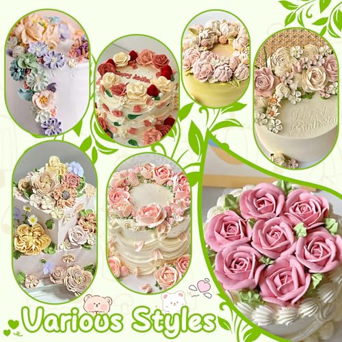 Fondant Rose Piping Tips Set (7 Count)