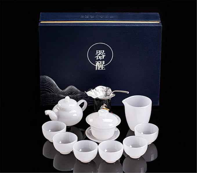 Glass Gongfu Tea Set, Large Gaiwan with Japanese Teapot and Cups-suit7