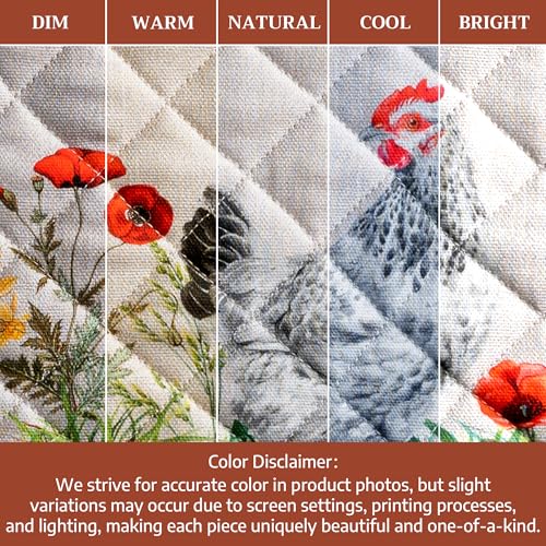 100% Cotton Oven Mitt & Pot Holder Set (2 Count)