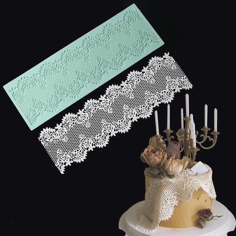 2pcs Lace Molds Silicone