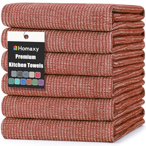 380 GSM Cotton Premium Kitchen Towels 6 Pack (6 Count)