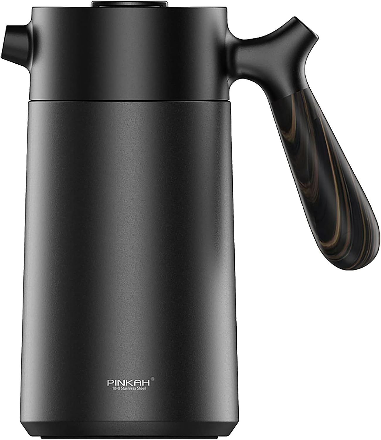 Stainless Steel French Press Coffee Maker, Double Walled Insulated Coffee & Tea Maker with Filter (Matte Black, 32 Ounce) - Blissbrew