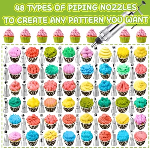 Dessert Decorating Syringe Set (66 Count)