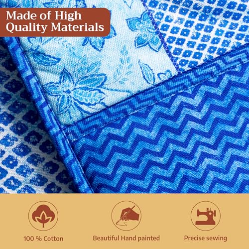 Double Oven Mitts 100% Cotton Double Oven Glove