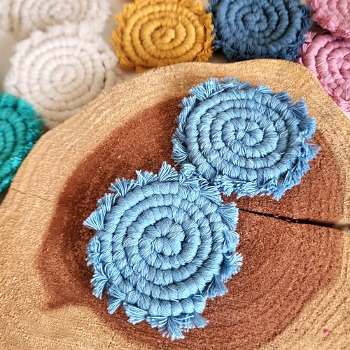 Cotton Car Coasters for Cup Holders (2 Count)