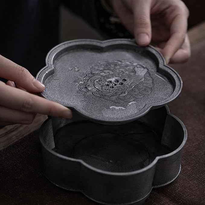 Tea Set 15.3 * 5.5cm Retro Water Storage Dry Tea Tray Small Teapot Tea Holder Home Kung Fu Tea Set Chinese Tea Set