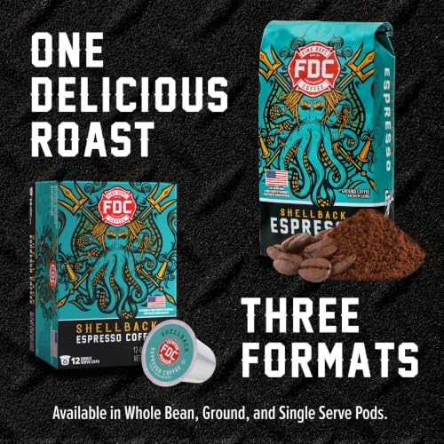 Shellback Espresso Ground Coffee (12 Ounce)