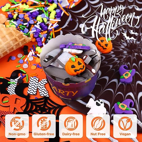 Edible Halloween Cake Decorations (39 Count)