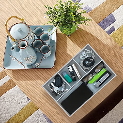 Desktop PU Leather Storage Rack