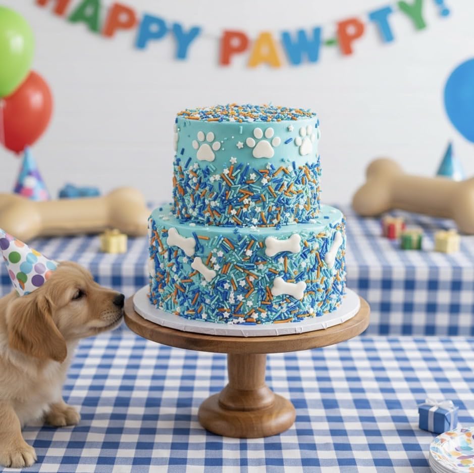 Blue and Orange dessert Sprinkles