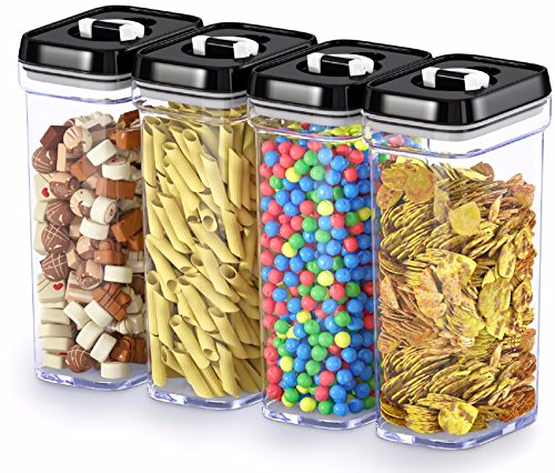 Airtight Food Storage Containers with Lids (4 Count)