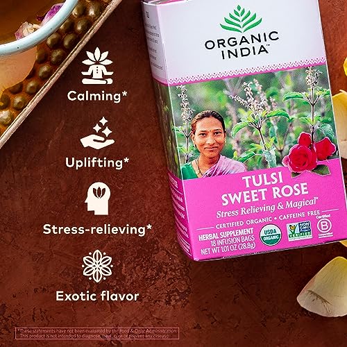 Tulsi Sweet Rose Herbal Tea (108 Count)