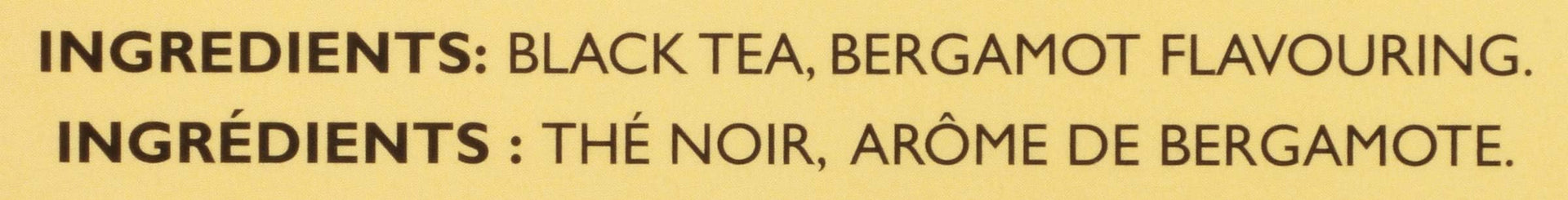 Earl Grey Black Bergamot Caffeinated Tea Bags (100 Count)