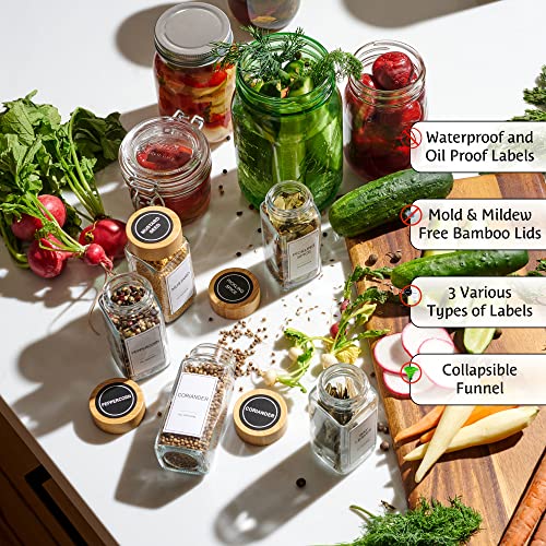 24 Piece Spice Jars Set by Le'raze