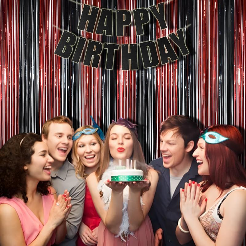 Party Streamers Fringe Backdrop (2 Count)