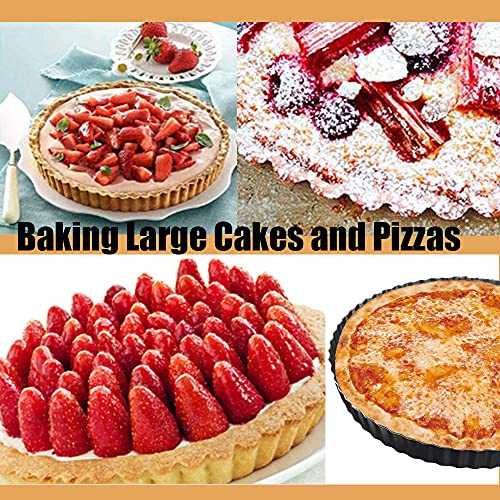 Tart Pans with Removable Bottom 10 Inch Quiche Pan
