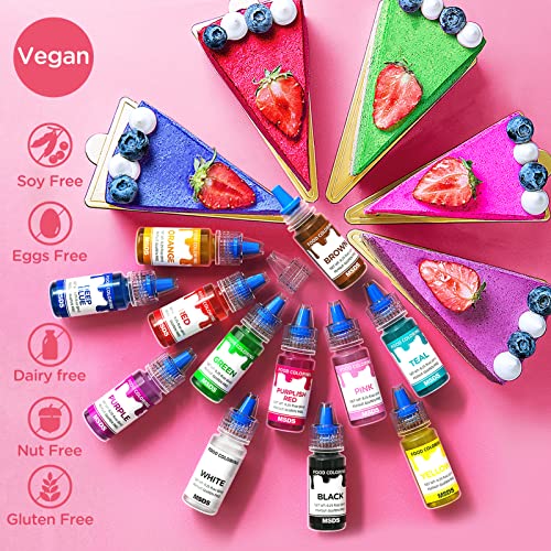 12 Color Food Coloring Set (3 Fl Oz)