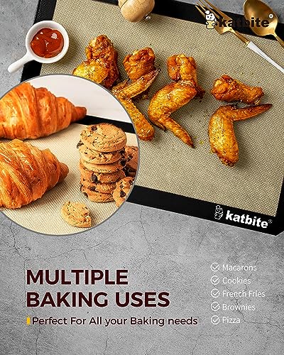 Silicone Baking Mat Set of 3 Black