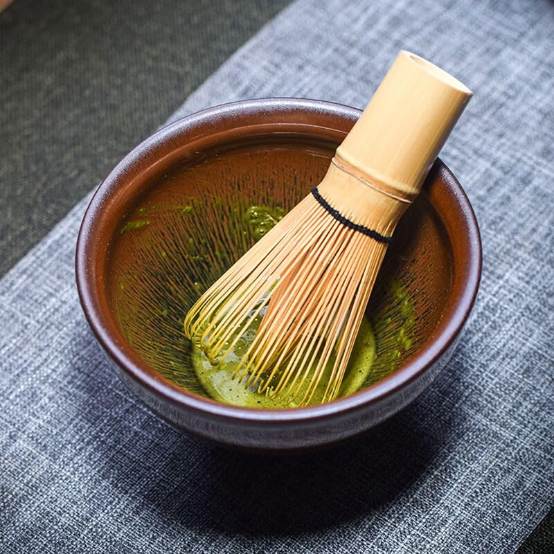 Matcha Bowl Reactive Glaze Tenmoku Tea Cup