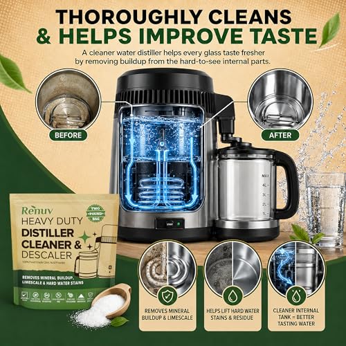 Citric Acid for Cleaning & Descaling Water Distillers (32 Ounce)