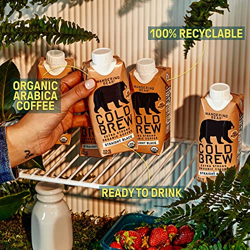 Straight Black Organic Cold Brew Coffee (132 Fl Oz)