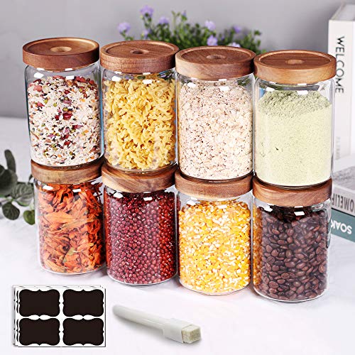 Stackable Kitchen Canisters Set of 8