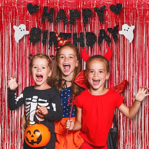 Red Streamers Party Backdrop (2 Count)