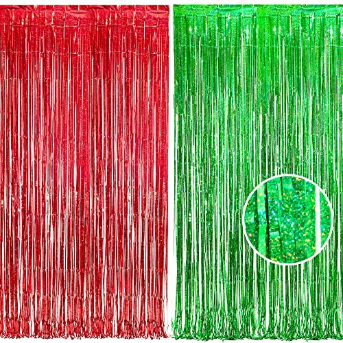 Foil Fringe Curtains (2 Count)