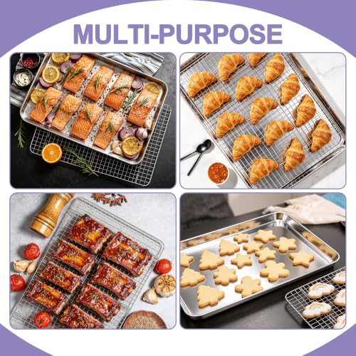 Large Baking Sheet with Wire Rack (2 Count)