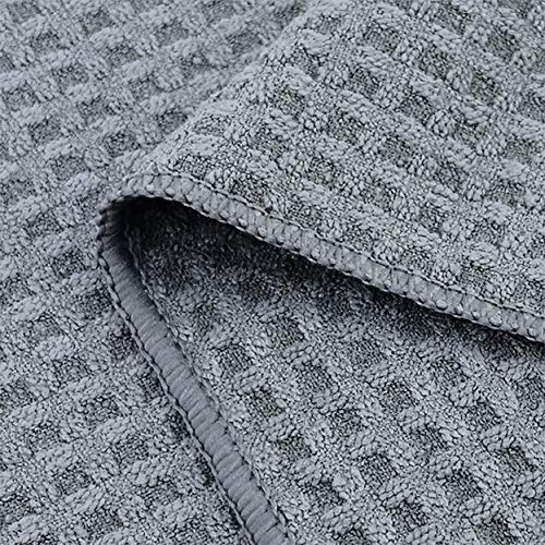 380 GSM Microfiber Waffle Kitchen Dish Cloth (8 Count)